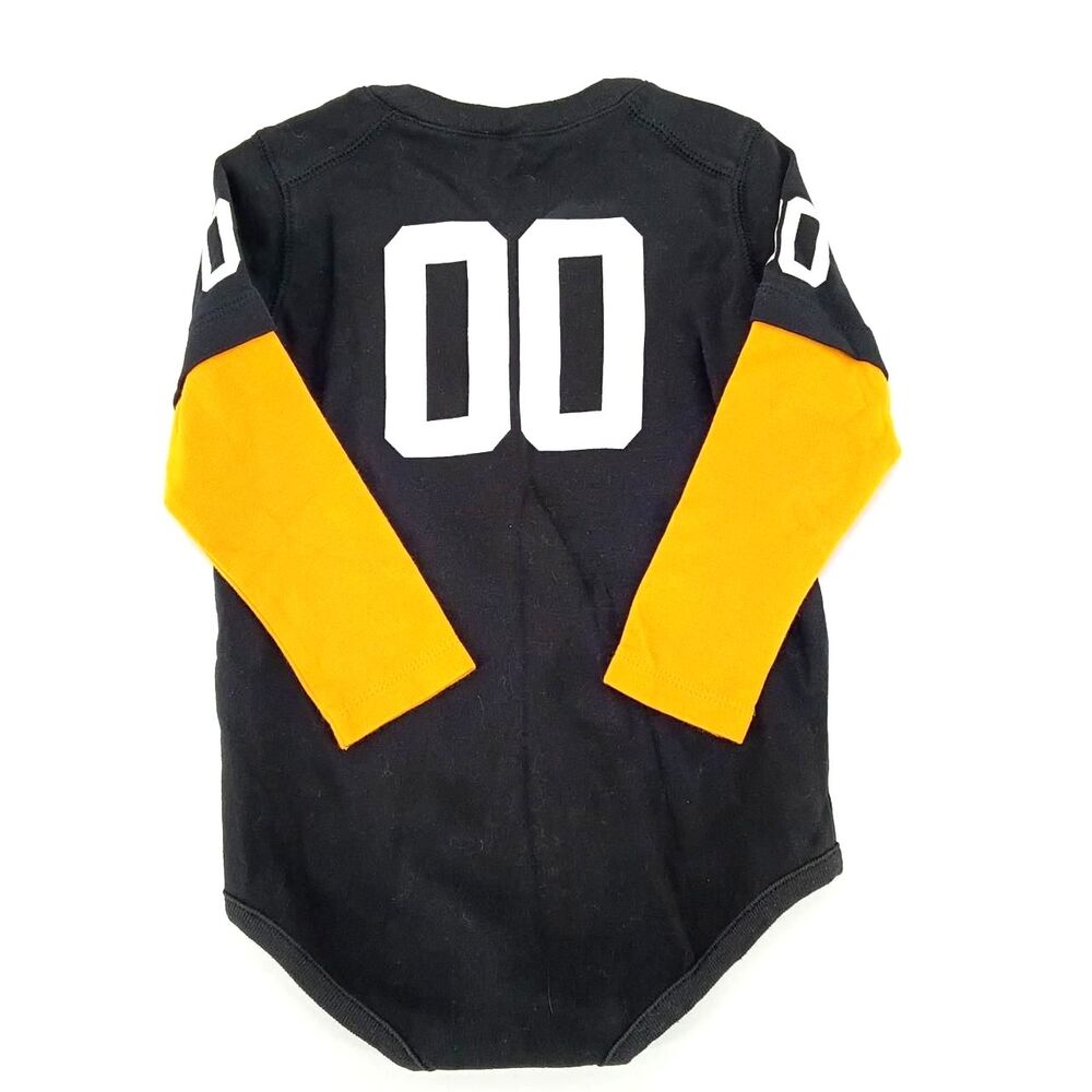 Nike Iowa Hawkeyes Baby Jersey Bodysuit 24M Black Gold Football - Picture 7 of 7